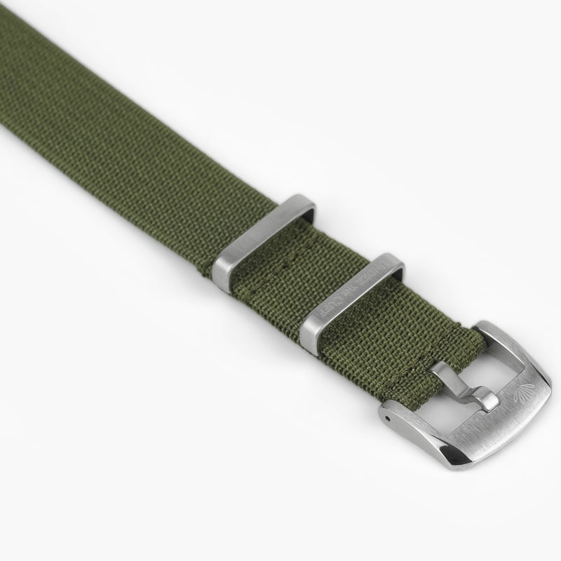 Under The Cuff Ribbed nylon watch strap