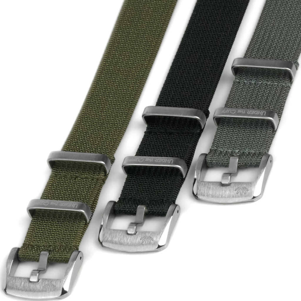 Ribbed Nylon Watch Strap – Textured & Durable – Under The Cuff