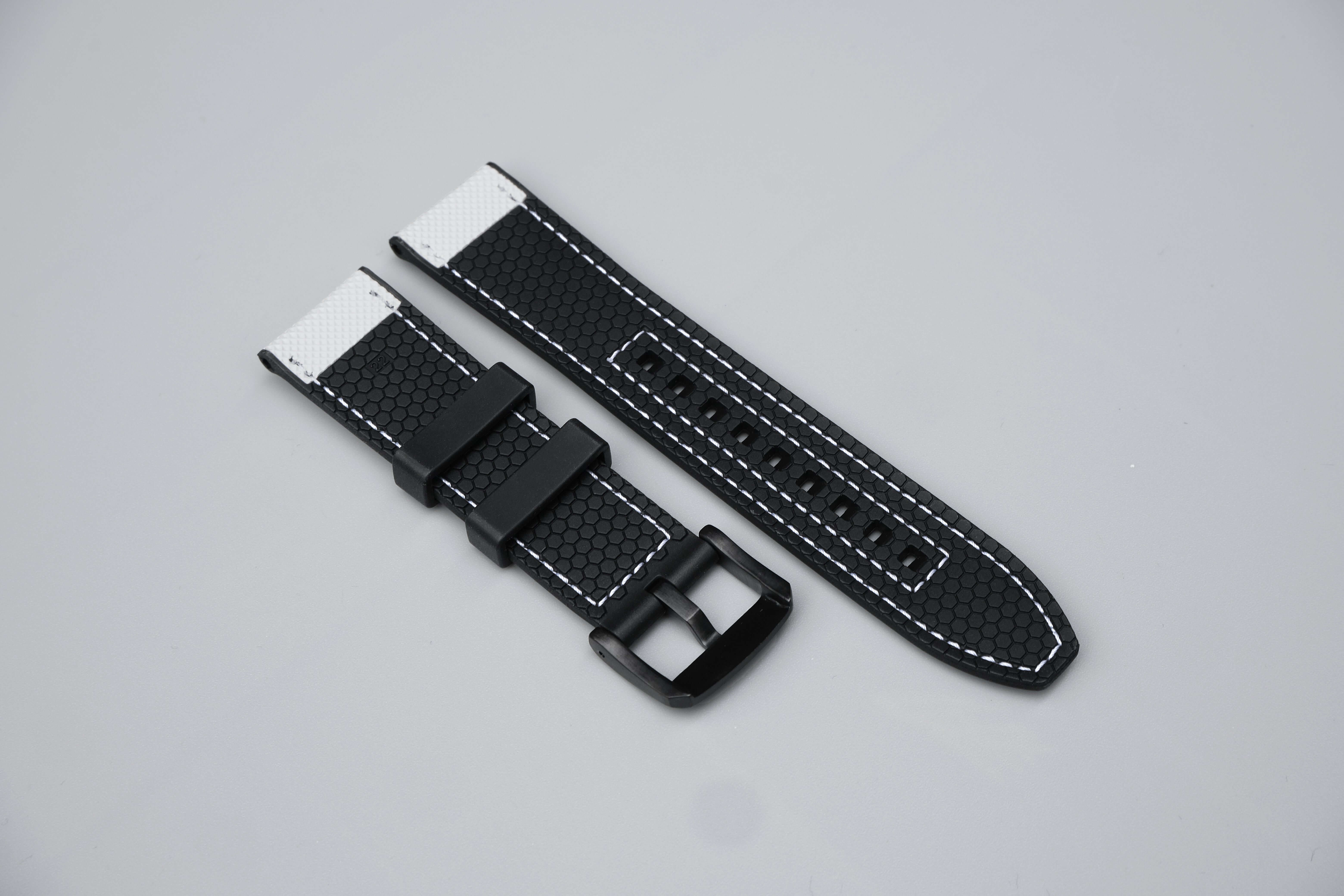 【forme】arab strap2 size:6 Hybrid Waterproof Nylon & FKM Rubber Watch Strap – Under The Cuff