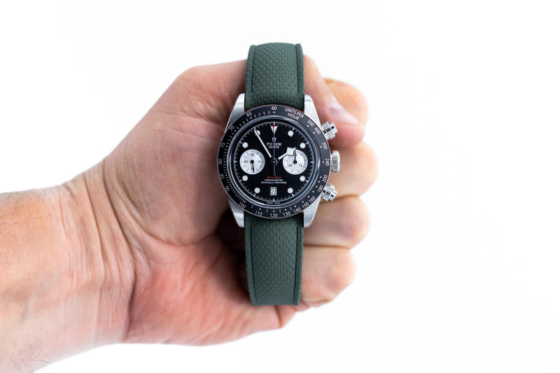Under The Cuff Mesh CTF textured rubber watch strap