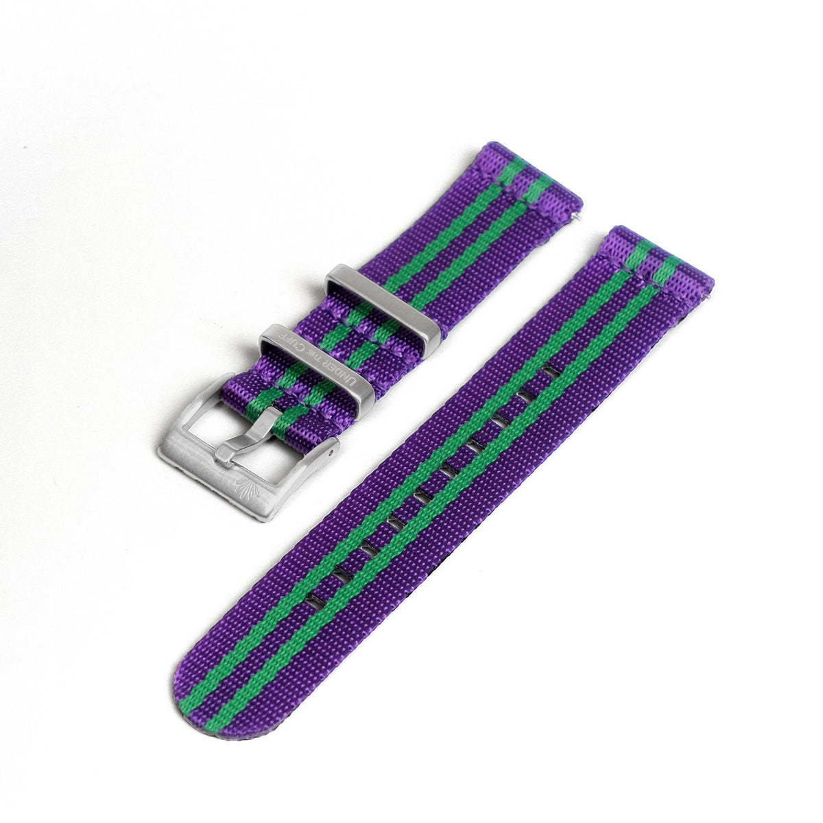 Under The Cuff Tennis Stripe SW19 two-piece nylon watch strap